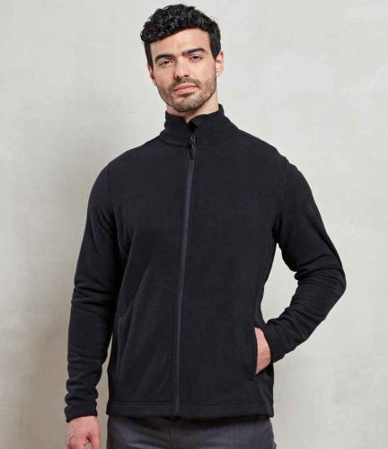 Premier Recyclight� Full Zip Micro Fleece Jacket - BLK - XXL
